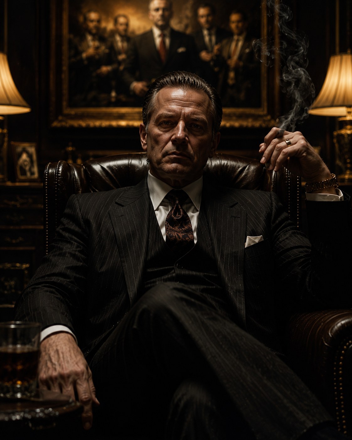 Mafia Boss Portrait