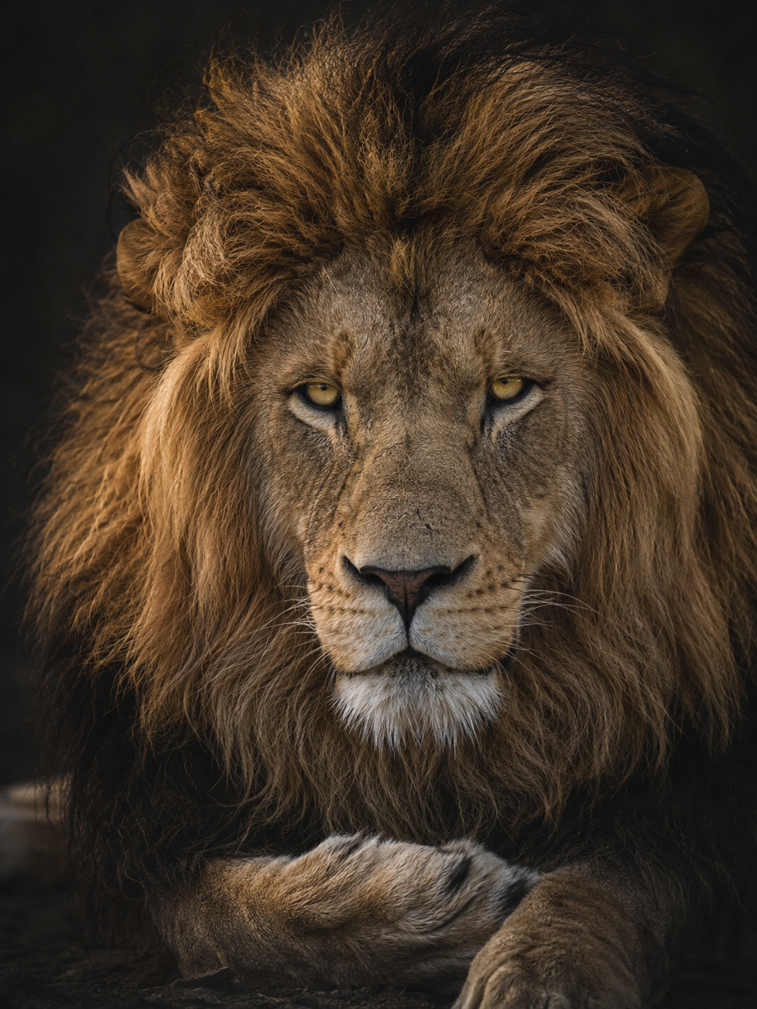 Realistic Lion Portrait